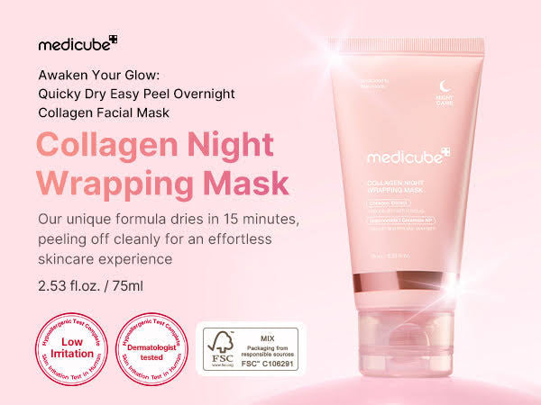 MEDICUBE COLLAGEN NIGHT WRAPPING MASK 75ML